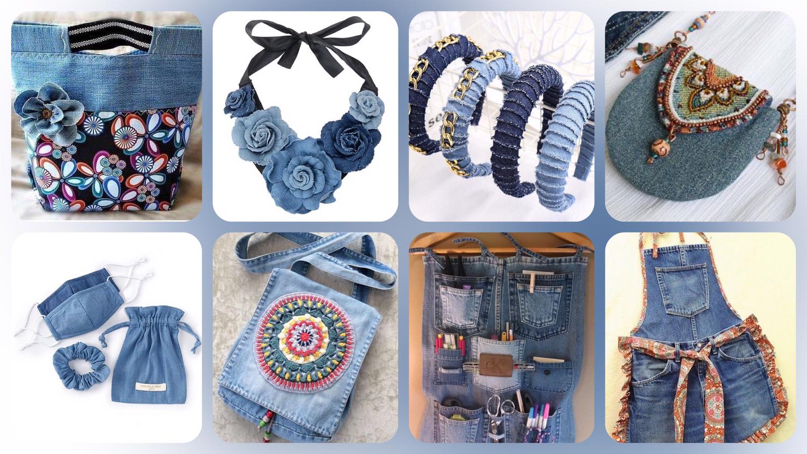 ideas to refresh old jeans