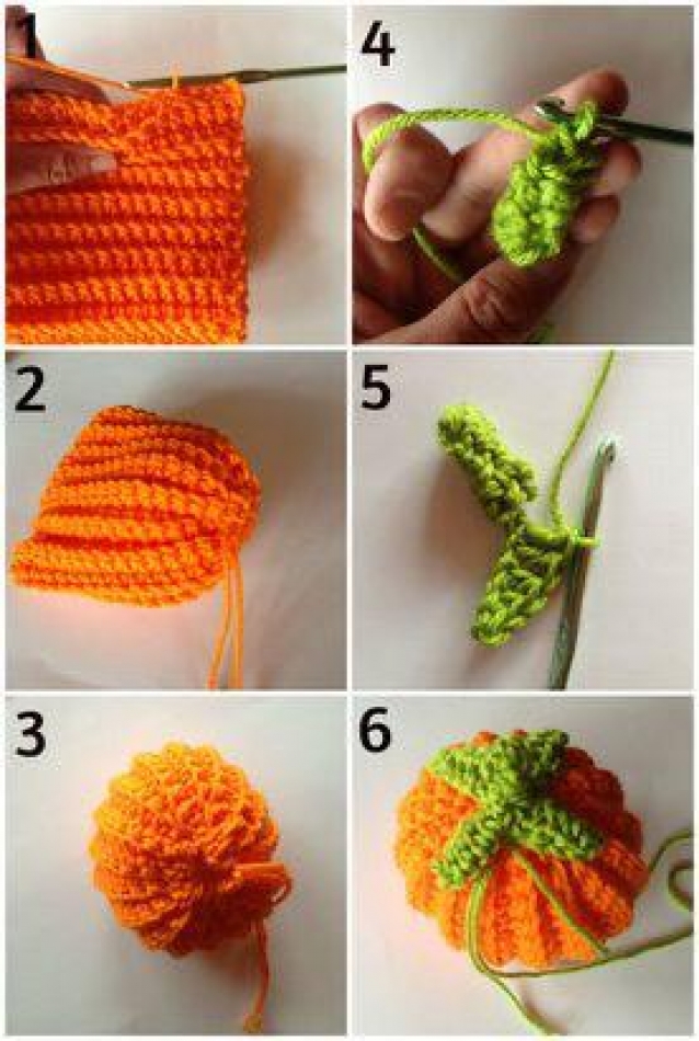 Create 4 fruit crocheted patterns