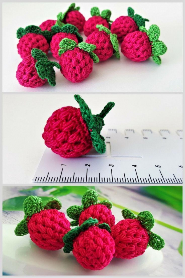 Create 4 fruit crocheted patterns
