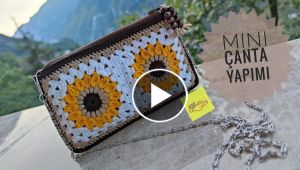 Sunflower motif Mini Bag Making
