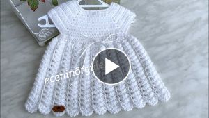 How to make 3-6 months crochet baby dress