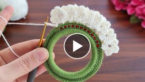 crochet decoration ornament for pine trees