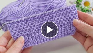 Easy Knitting Pattern Explanation with Two Needles